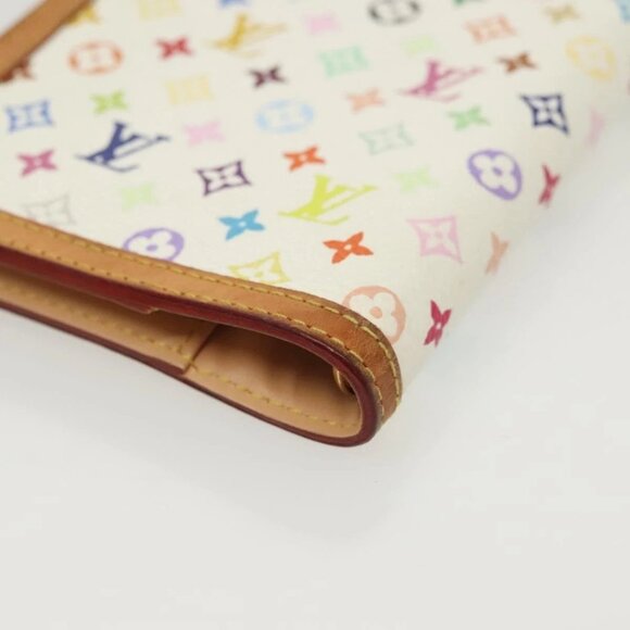 LOUIS VUITTON Multicolor Agenda PM Day Planner Cover White R21074 Auth 138936 - Picture 3 of 16